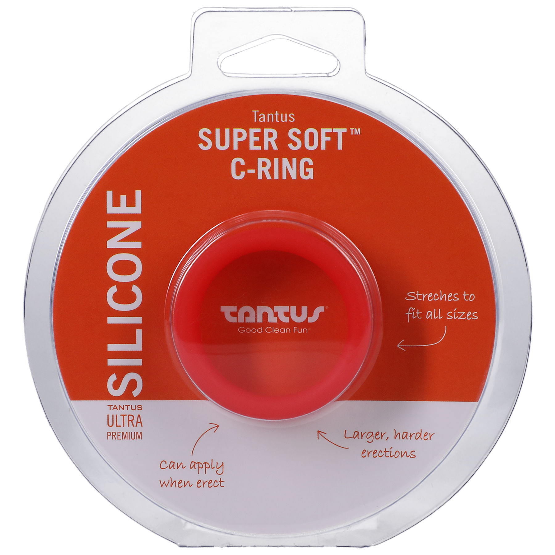 Super Soft Cock Ring Red