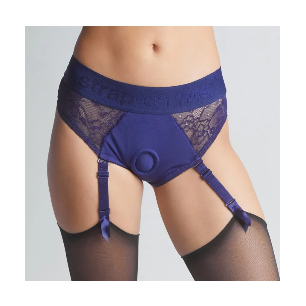 HARNESS LINGERIE DIVA - M - NIGHT BLUE